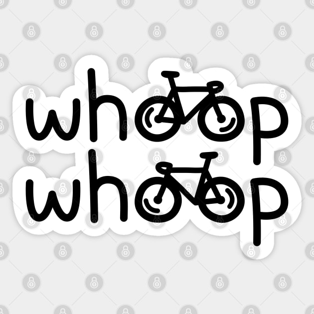 Cycling Whoop Whoop Bike Sticker by imotvoksim